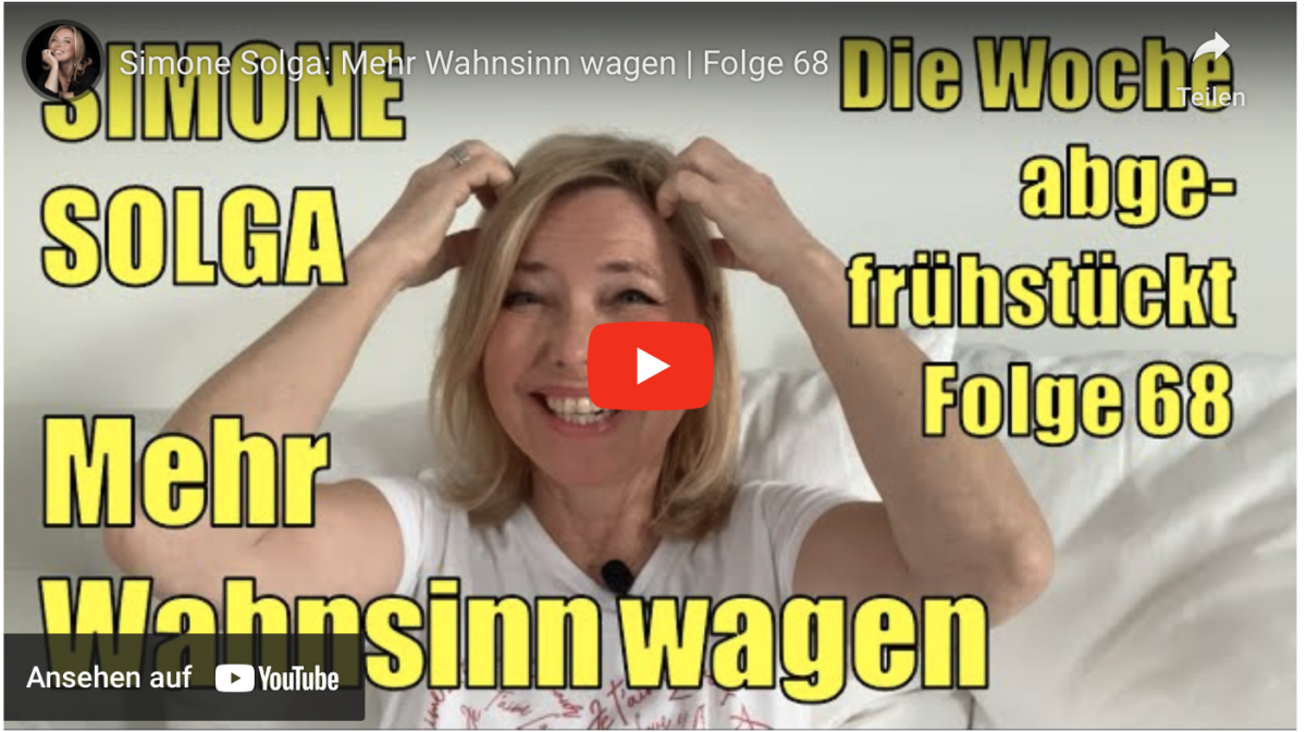 Simone Solga: Mehr Wahnsinn wagen!
