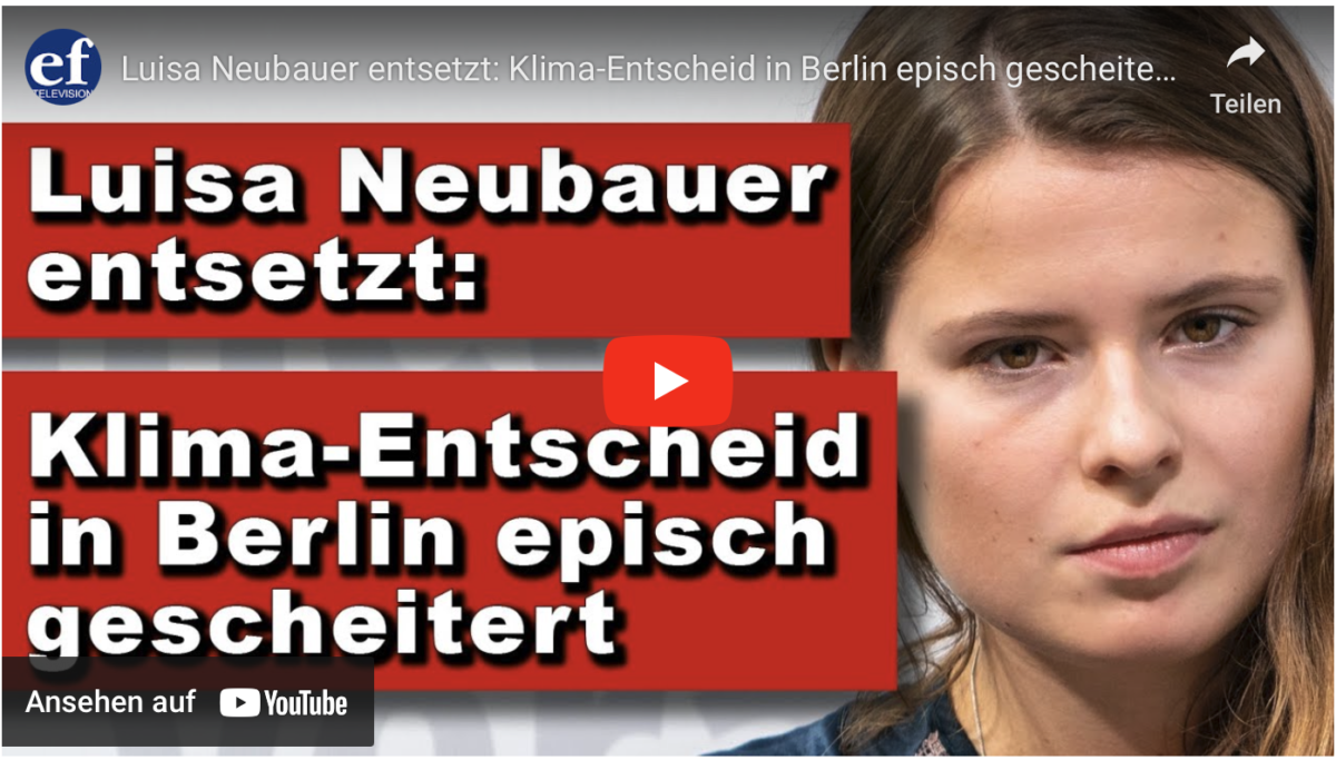 Luisa Neubauer entsetzt: Klima-Entscheid in Berlin episch gescheitert (Kurze Wortmeldung)