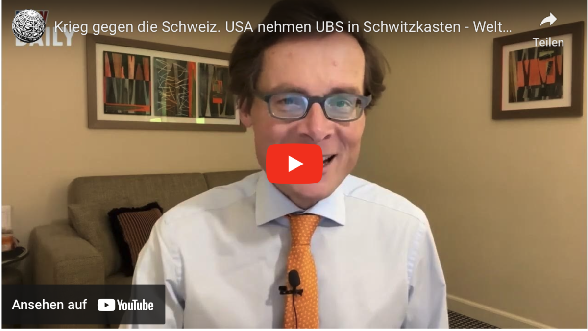 Krieg gegen die Schweiz. USA nehmen UBS in Schwitzkasten!