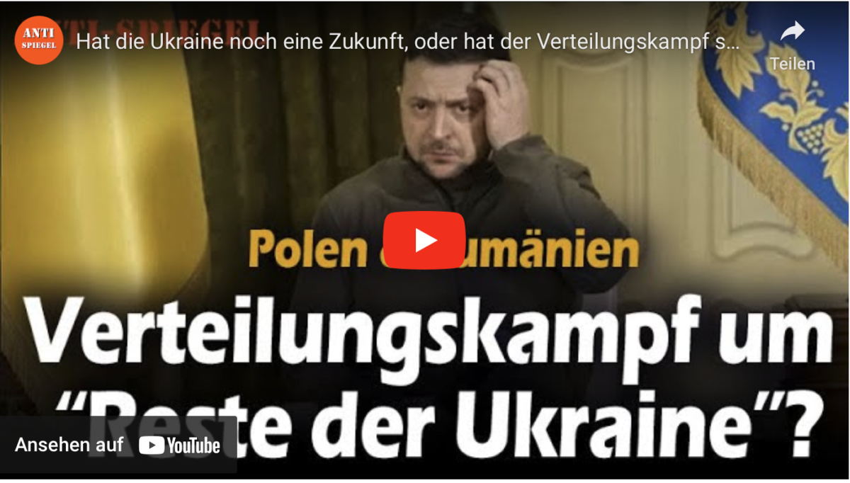Hat die Ukraine noch eine Zukunft, oder hat der Verteilungskampf schon begonnen?