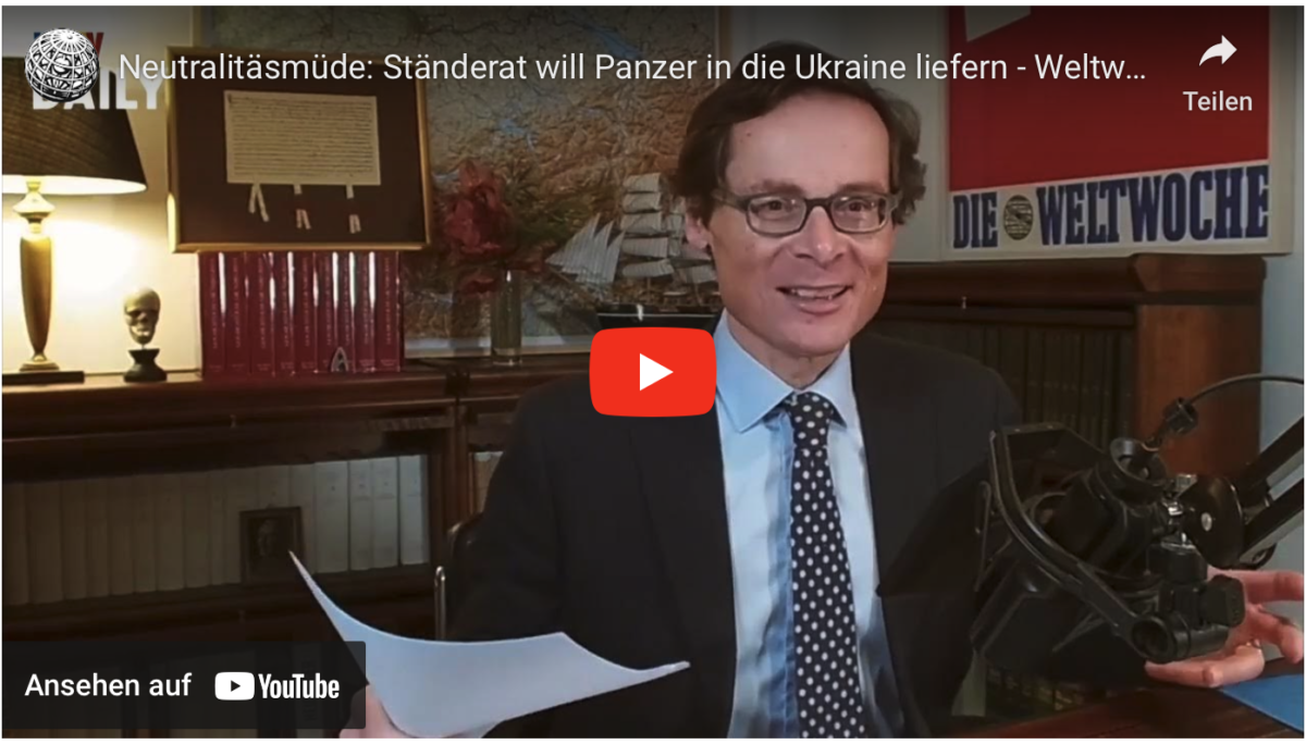 Neutralitäsmüde: Ständerat will Panzer in die Ukraine liefern