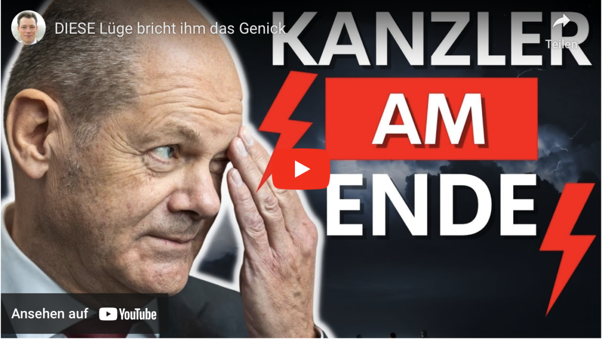 Kanzler am Ende! DIESE Lüge bricht ihm das Genick!