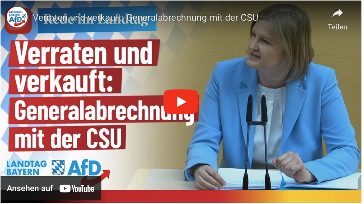 Verraten und verkauft: Generalabrechnung mit der CSU