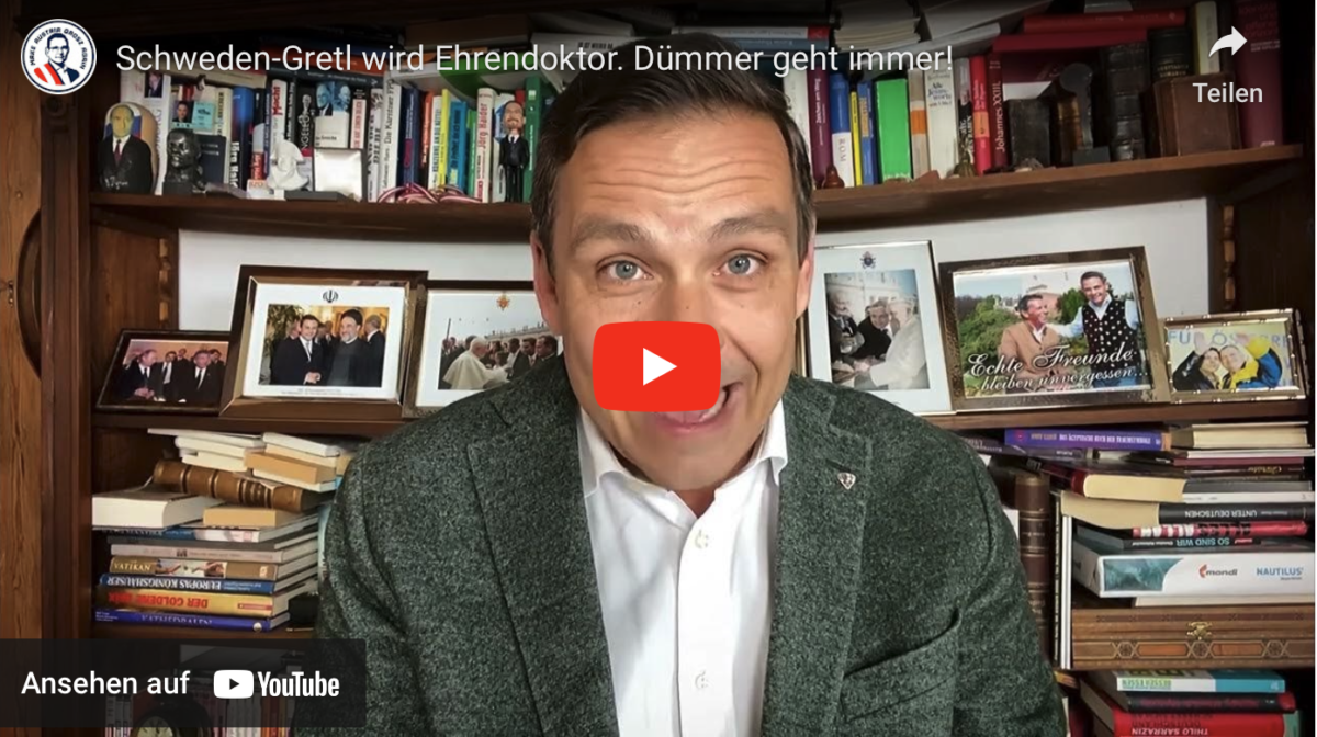 Schweden-Gretl wird Ehrendoktor. Dümmer geht immer!