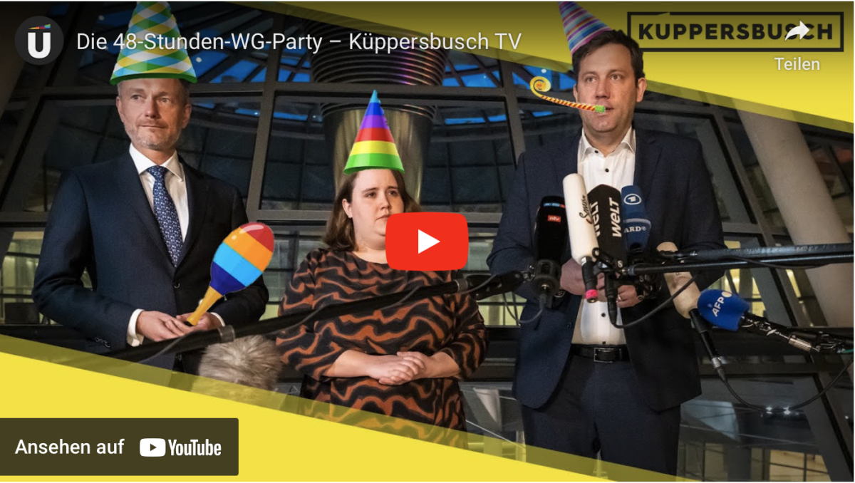 Die 48-Stunden-WG-Party – Küppersbusch TV
