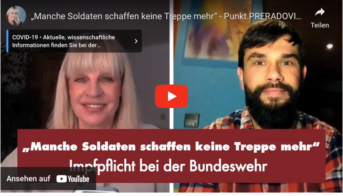 Nach Corona-Impfung: „Manche Soldaten schaffen keine Treppe mehr“ !