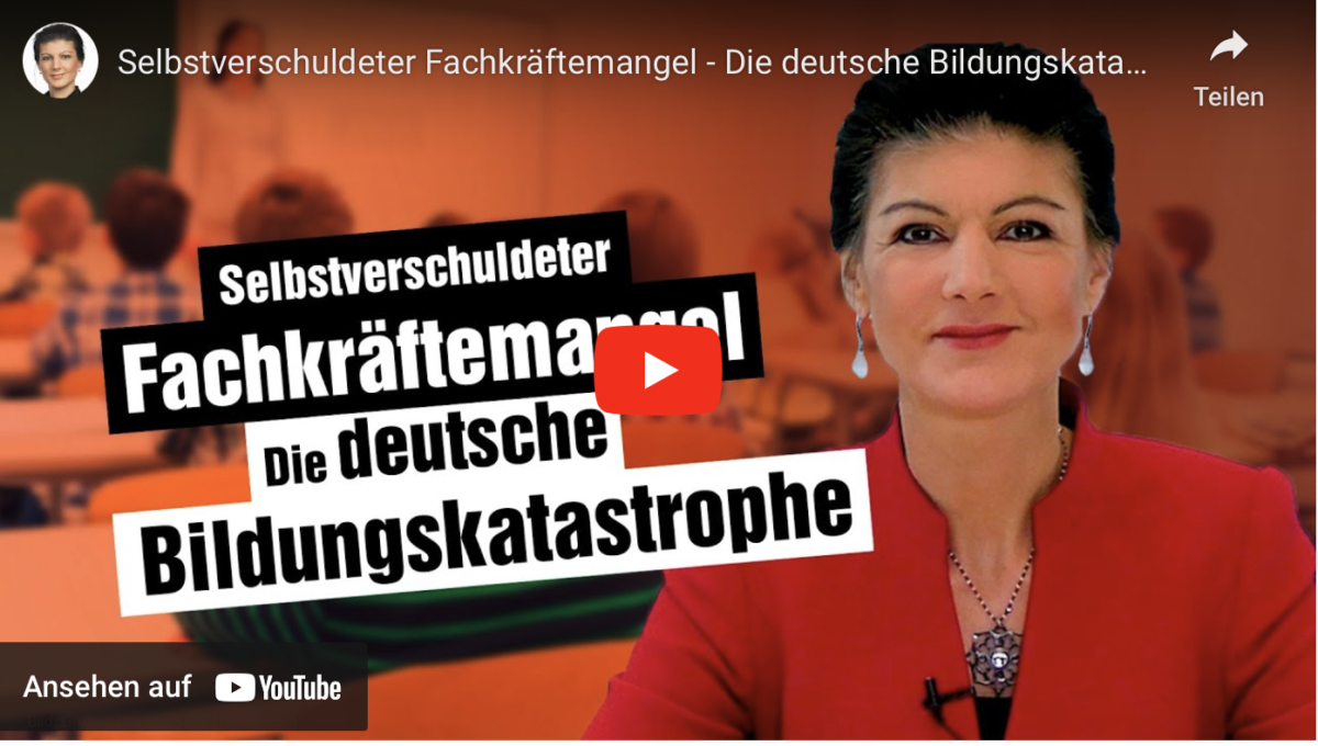 Selbstverschuldeter Fachkräftemangel – Die deutsche Bildungskatastrophe