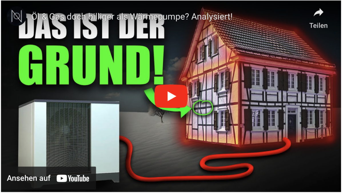 Öl & Gas doch billiger als Wärmepumpe? Analysiert!