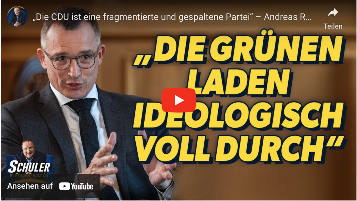 „Die CDU ist eine fragmentierte und gespaltene Partei“ – Andreas Rödder über die Partei nach Merkel