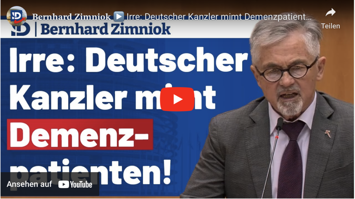 Irre: Deutscher Kanzler mimt Demenzpatienten!