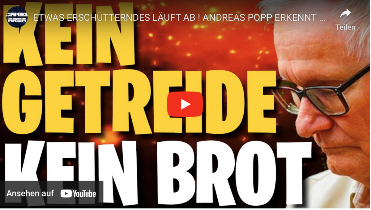 ETWAS ERSCHÜTTERNDES LÄUFT AB ! ANDREAS POPP ERKENNT DIESEN UNGLAUBLICHEN VORGANG !