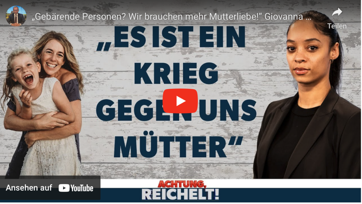 „Gebärende Personen? Wir brauchen mehr Mutterliebe!“ Giovanna Winterfeldt über den Tagesschau-Eklat