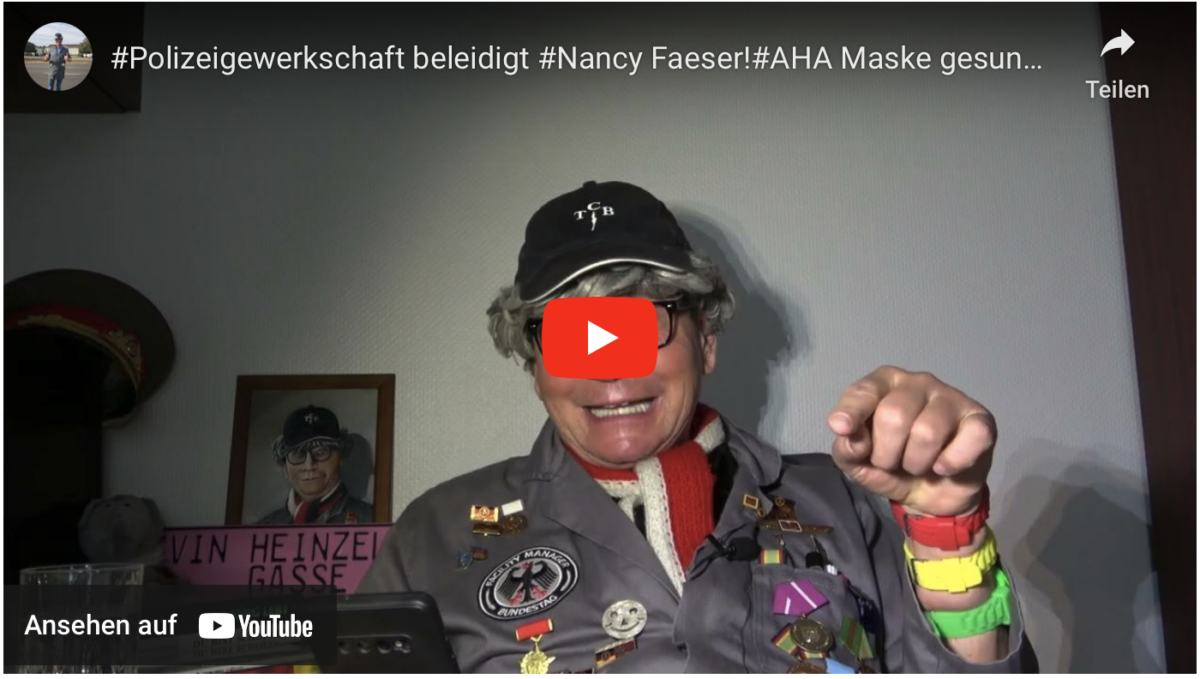 #Polizeigewerkschaft beleidigt #Nancy Faeser!#AHA Maske gesund!?#Dalai Lama schockt! SATIRE!!!