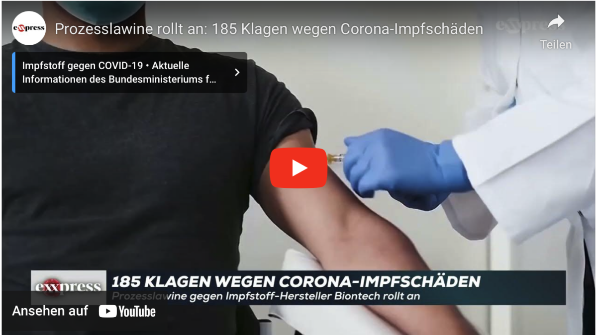 Prozesslawine rollt an: 185 Klagen wegen Corona-Impfschäden!