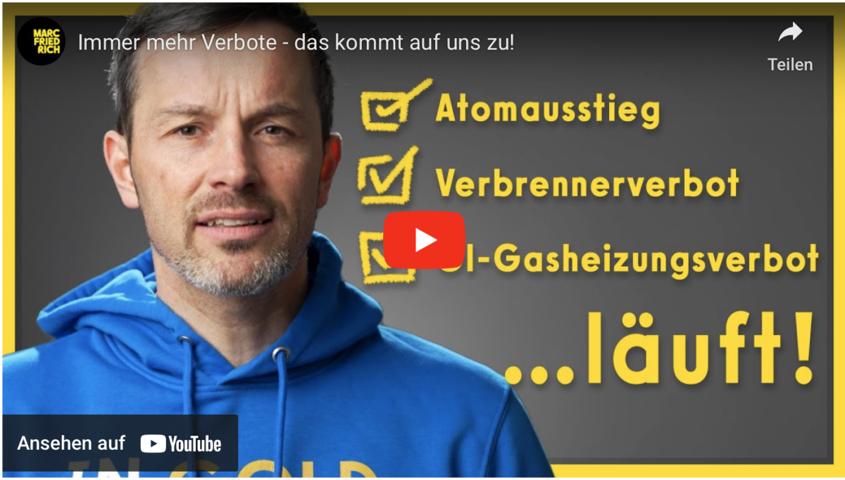 Immer mehr Verbote – das kommt auf uns zu!
