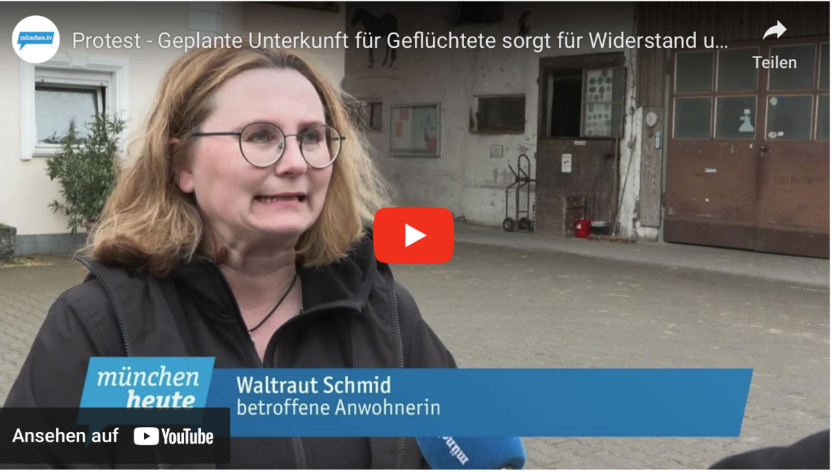 Protest – Geplante Unterkunft für Geflüchtete sorgt für Widerstand und politische Debatten in All