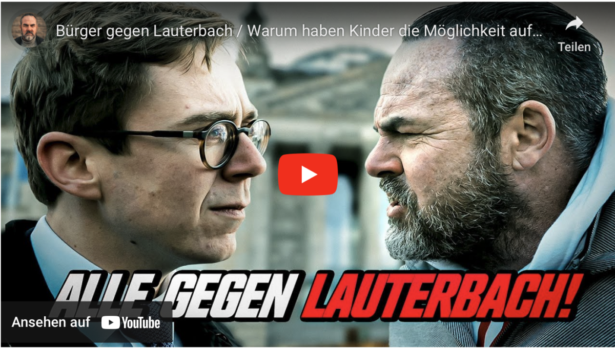 Bürger gegen Lauterbach / Warum haben Kinder die Möglichkeit auf Leben verloren?