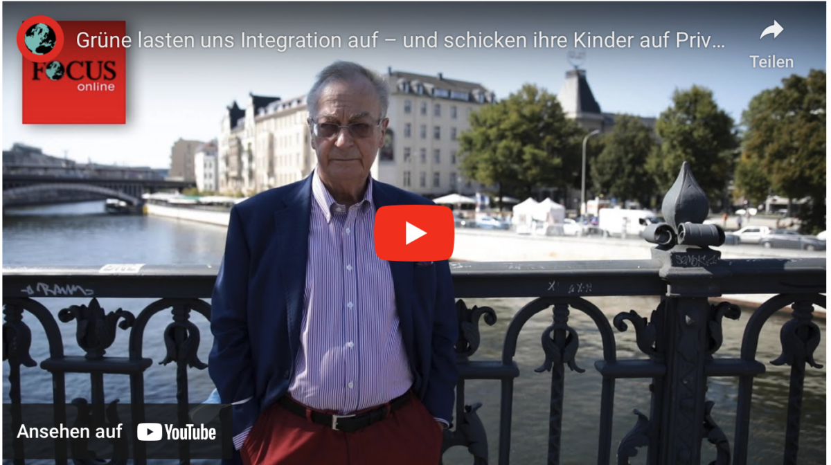 Grüne lasten uns Integration auf – und schicken ihre Kinder auf Privatschulen!