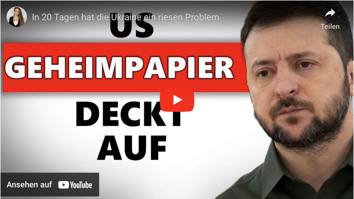 In 20 Tagen hat die Ukraine ein riesen Problem