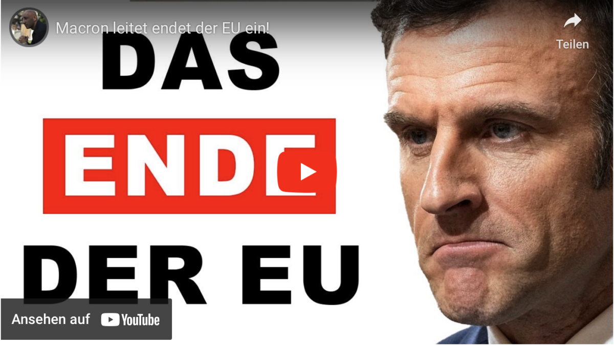 Macron leitet endet der EU ein!
