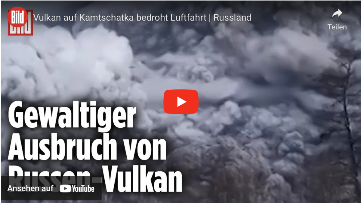 Vulkan auf Kamtschatka bedroht Luftfahrt | Russland