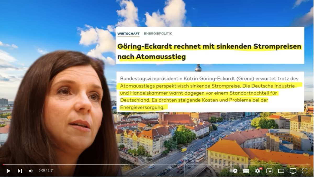 Die Welt wäre ein besserer Ort, wenn Sie Küchenhilfe geblieben wären Frau Göring-Eckhardt!