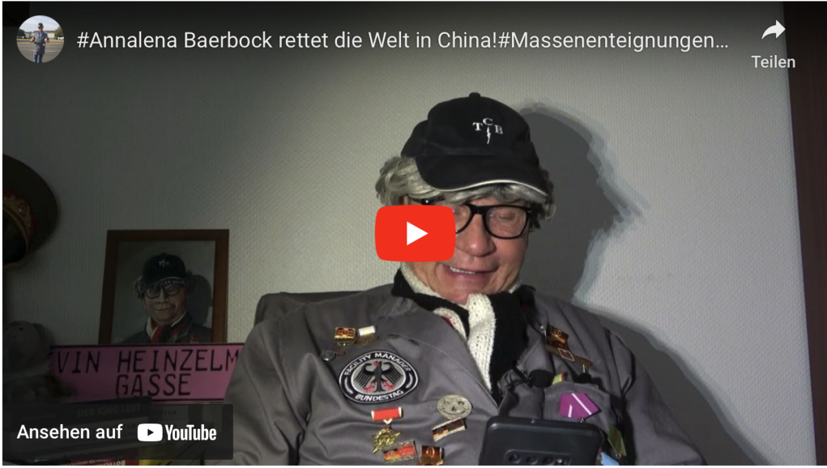 #Annalena Baerbock rettet die Welt in China!#Massenenteignungen kommen!? #AKW abgeschaltet! SATIRE!!
