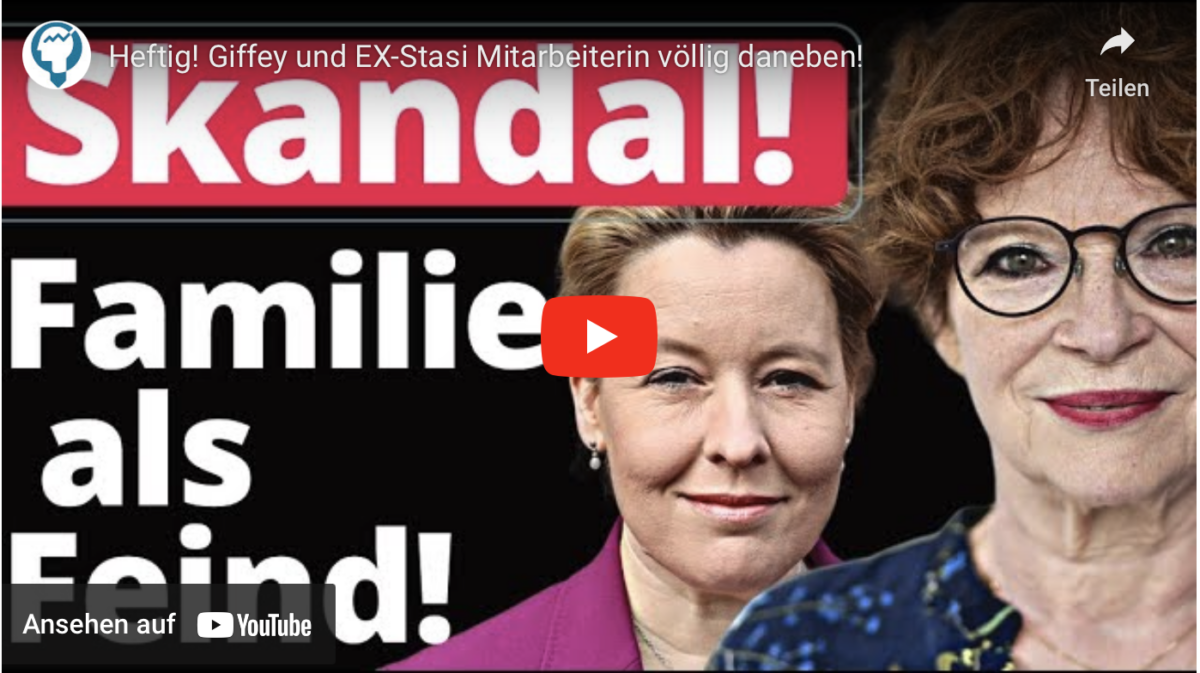 Heftig! Giffey und EX-Stasi Mitarbeiterin völlig daneben!