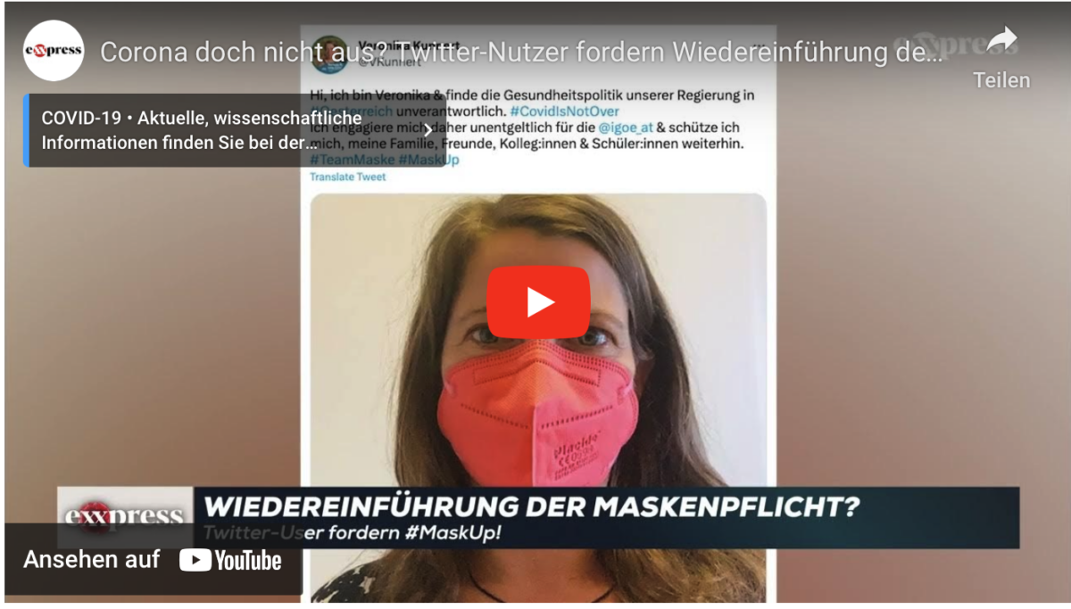 Corona doch nicht aus? Twitter-Nutzer fordern Wiedereinführung der Maskenpflicht