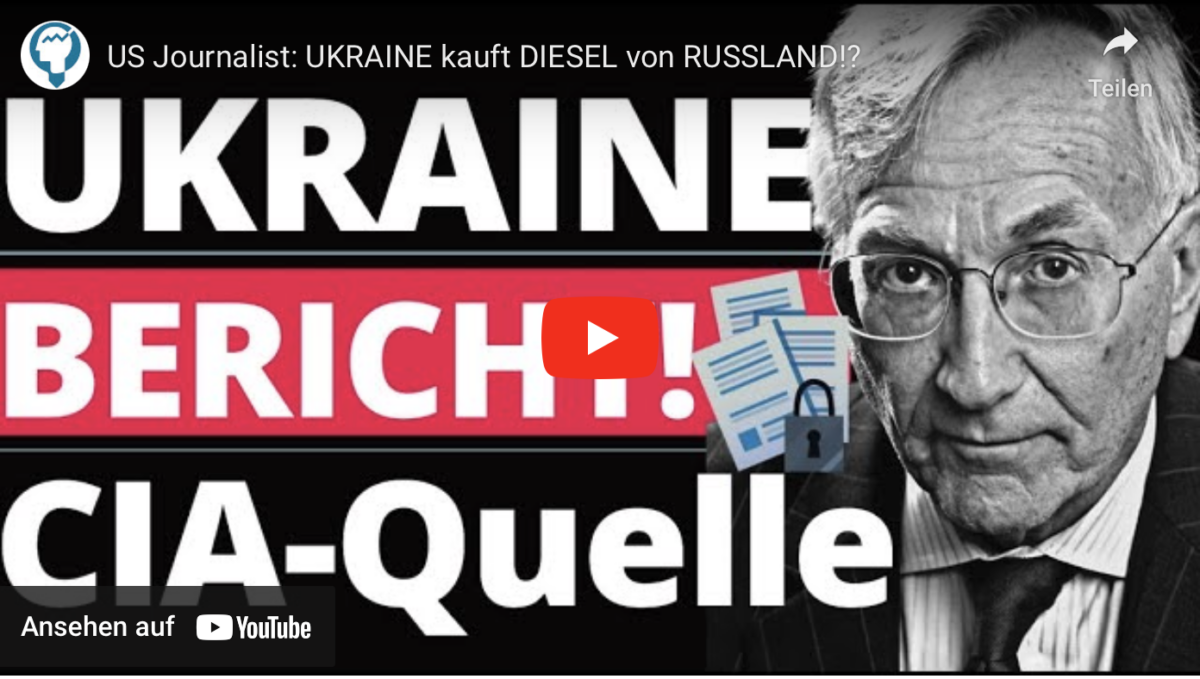 US Journalist: UKRAINE kauft DIESEL von RUSSLAND!?