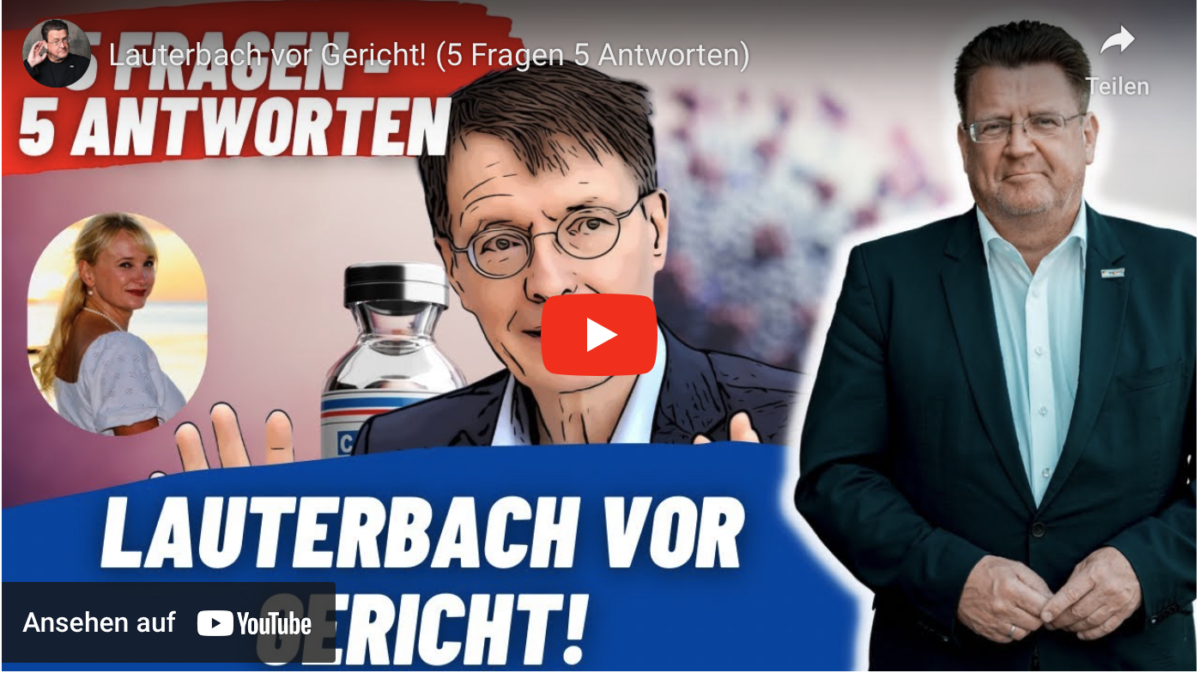 Lauterbach vor Gericht! (5 Fragen 5 Antworten)