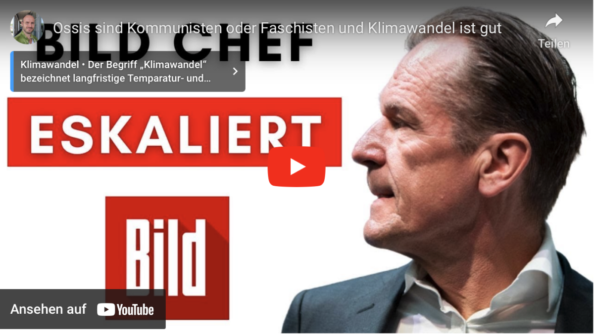 Ossis sind Kommunisten oder Faschisten und Klimawandel ist gut!