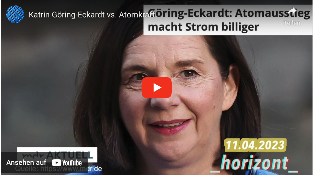 Katrin Göring-Eckardt vs. Atomkraft!