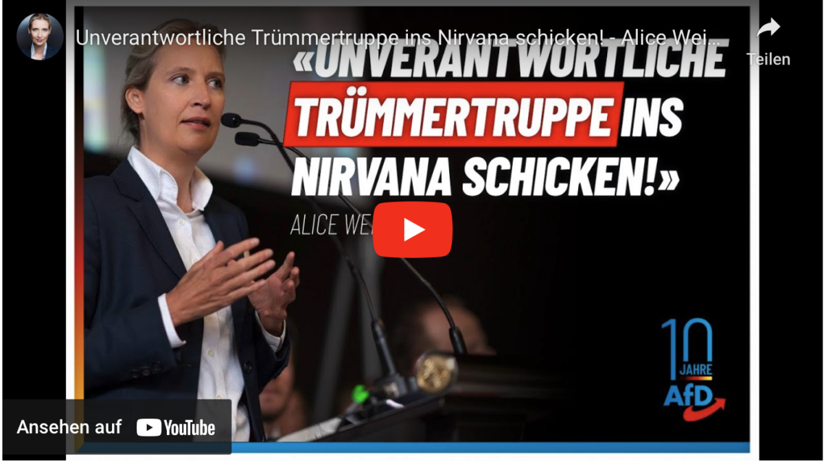Unverantwortliche Trümmertruppe ins Nirvana schicken!