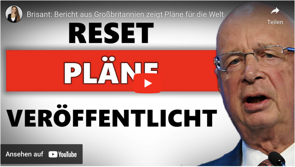 Brisant: Bericht aus Großbritannien zeigt Pläne für die Welt!