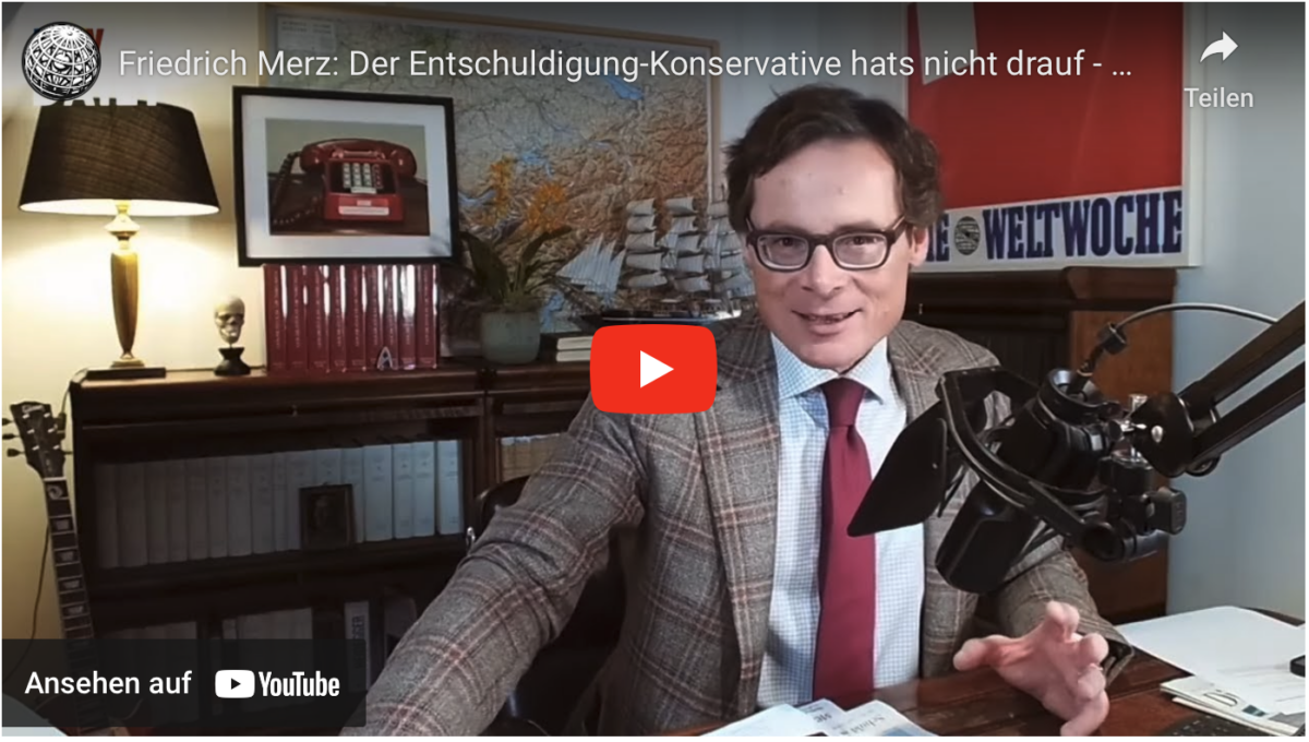 Friedrich Merz: Der Entschuldigung-Konservative hats nicht drauf!