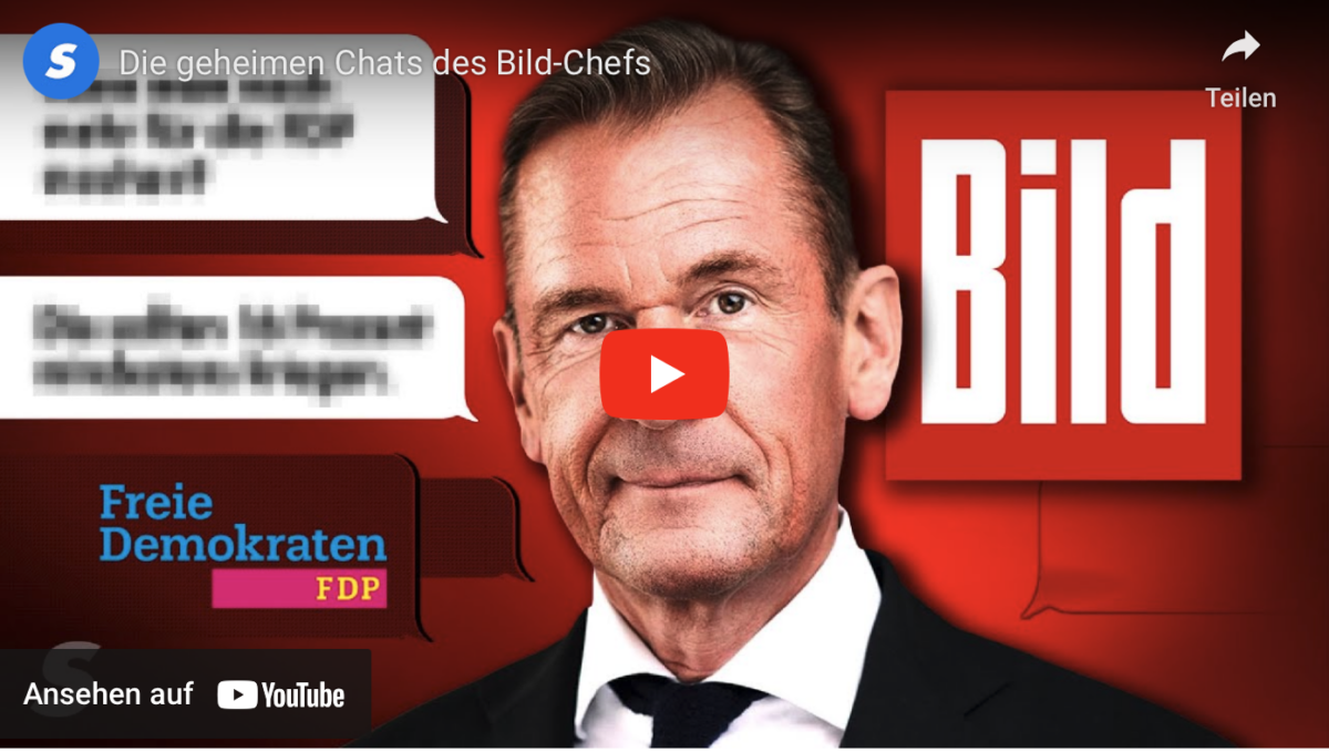 Die geheimen Chats des Bild-Chefs!
