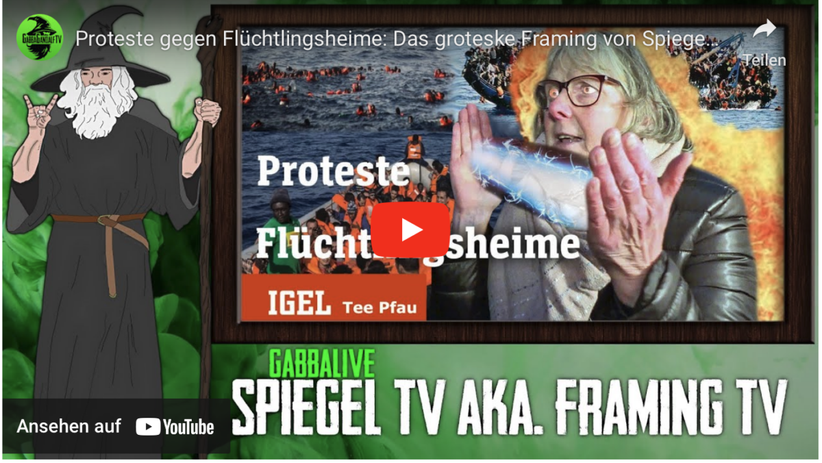 Proteste gegen Flüchtlingsheime: Das groteske Framing von Spiegel TV!