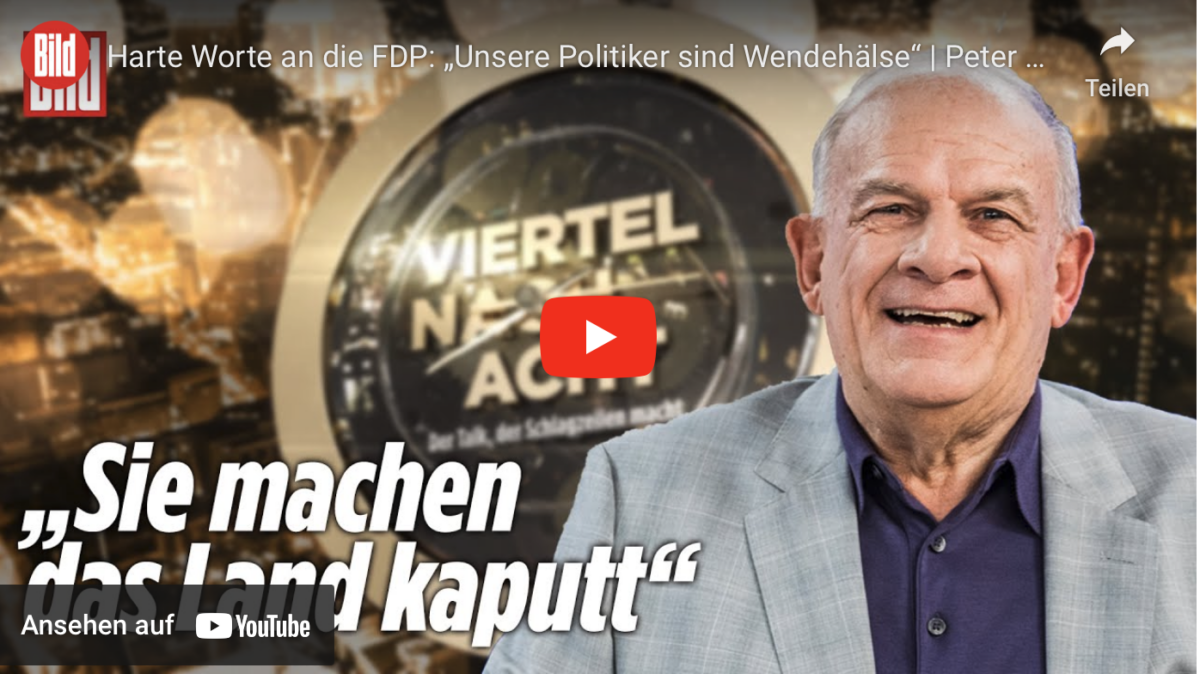 Harte Worte an die FDP: „Unsere Politiker sind Wendehälse“!