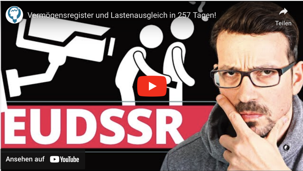 Vermögensregister und Lastenausgleich in 257 Tagen!