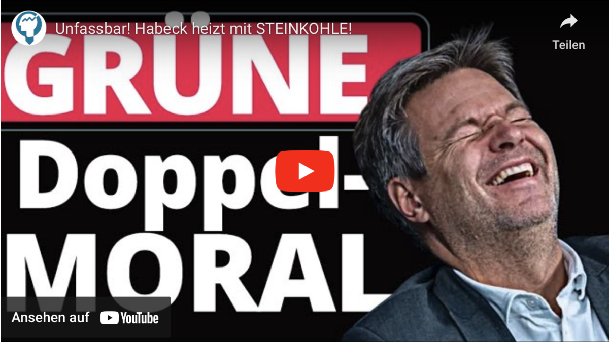 Unfassbar! Habeck heizt mit STEINKOHLE!
