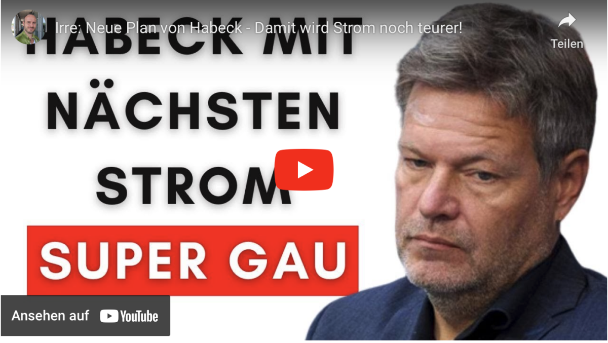 Irre: Neue Plan von Habeck – Damit wird Strom noch teurer!