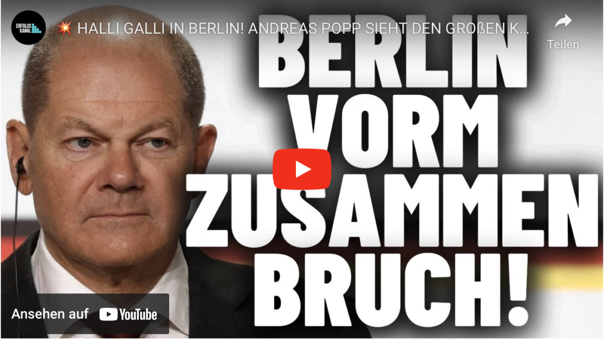 HALLI GALLI IN BERLIN! ANDREAS POPP SIEHT DEN GROßEN KNALL KOMMEN!