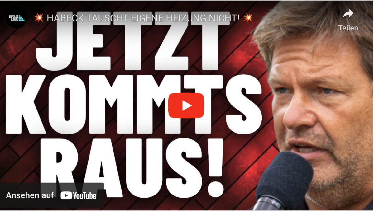 +++ Eilmeldung +++ HABECK TAUSCHT EIGENE HEIZUNG NICHT!