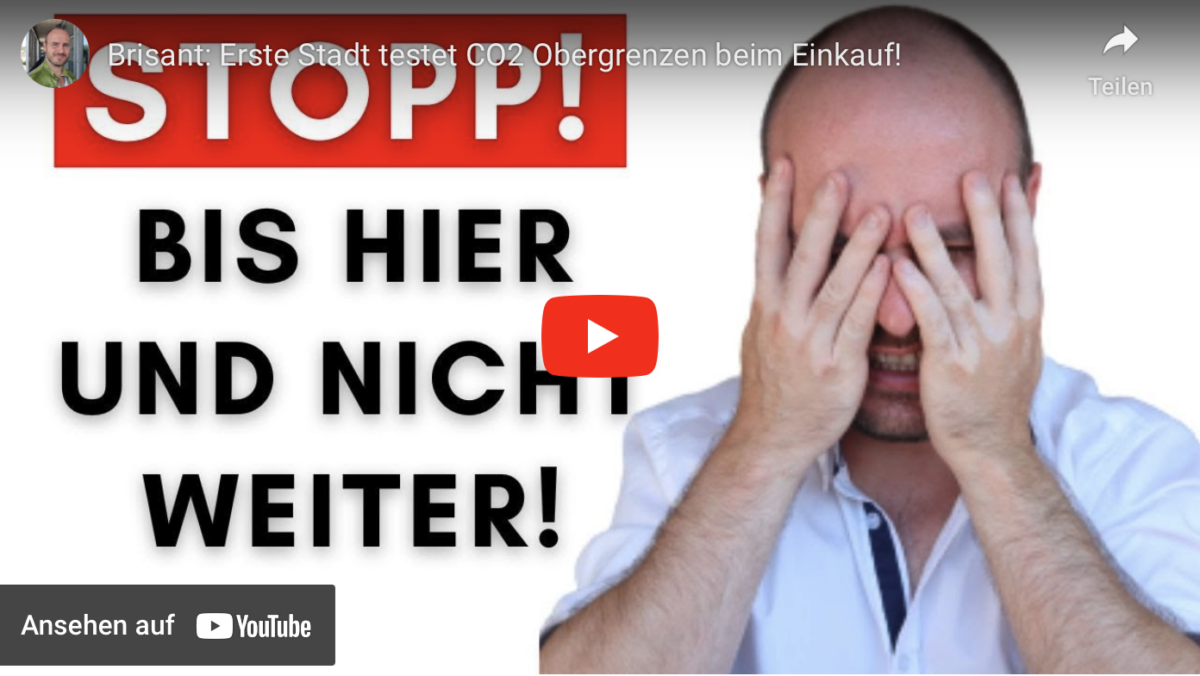 Brisant: Erste Stadt testet CO2 Obergrenzen beim Einkauf!