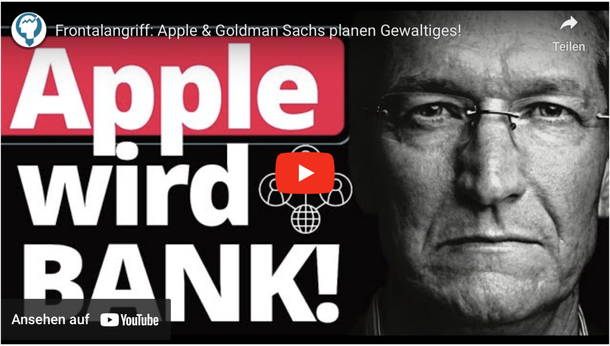 Frontalangriff: Apple & Goldman Sachs planen Gewaltiges!