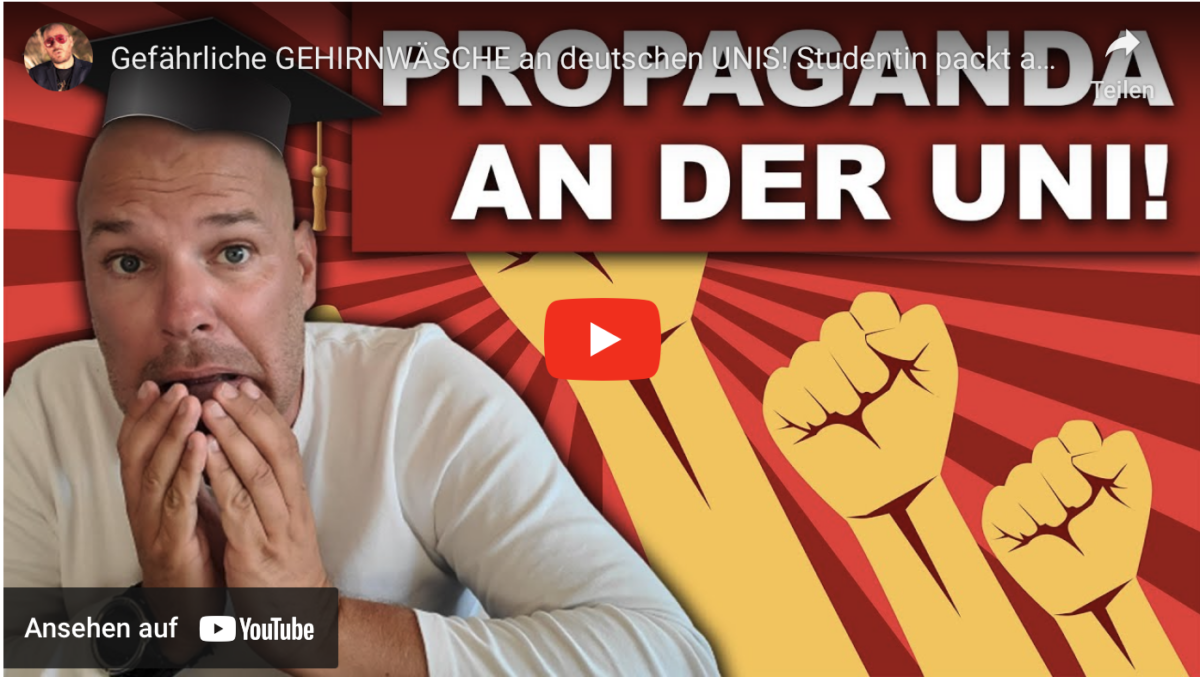 Gefährliche GEHIRNWÄSCHE an deutschen UNIS! Studentin packt aus!