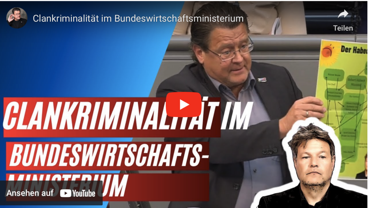Clankriminalität im Bundeswirtschaftsministerium!