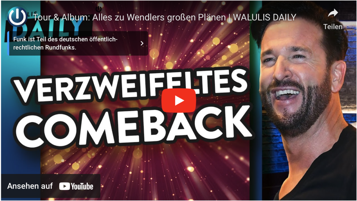 Tour & Album: Alles zu Wendlers großen Plänen!