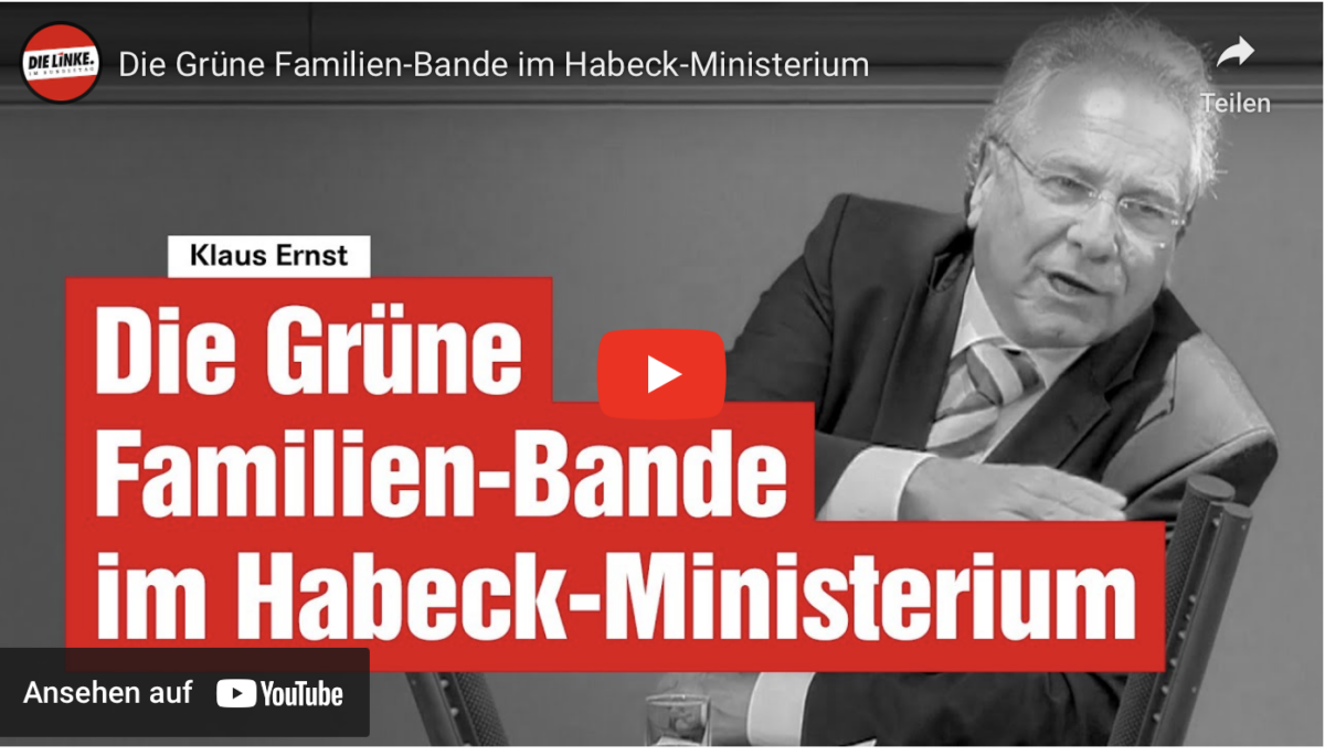 Die Grüne Familien-Bande im Habeck-Ministerium